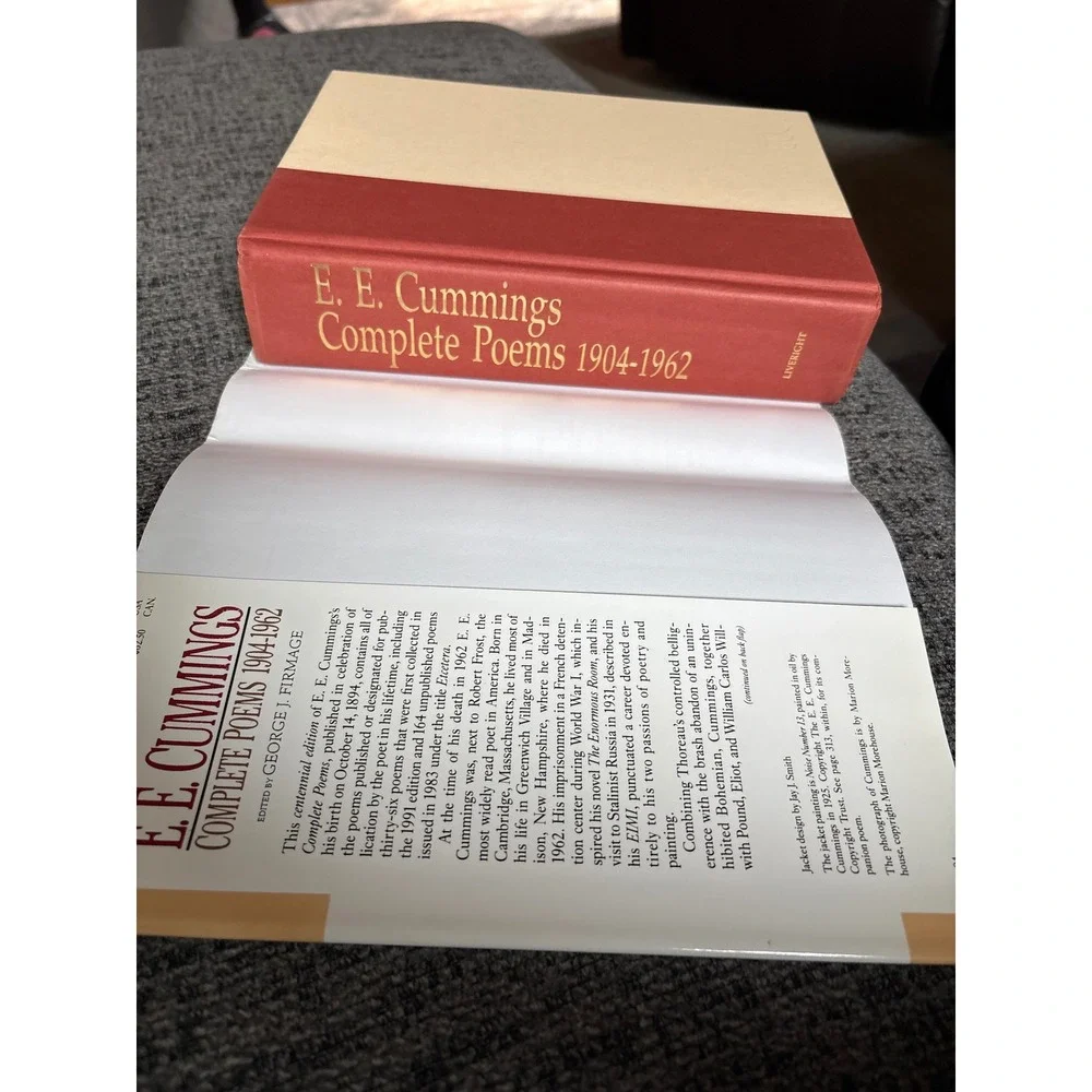 EE Cummings Complete Poems 1904-1962 Centennial Edition Hardcover Liveright